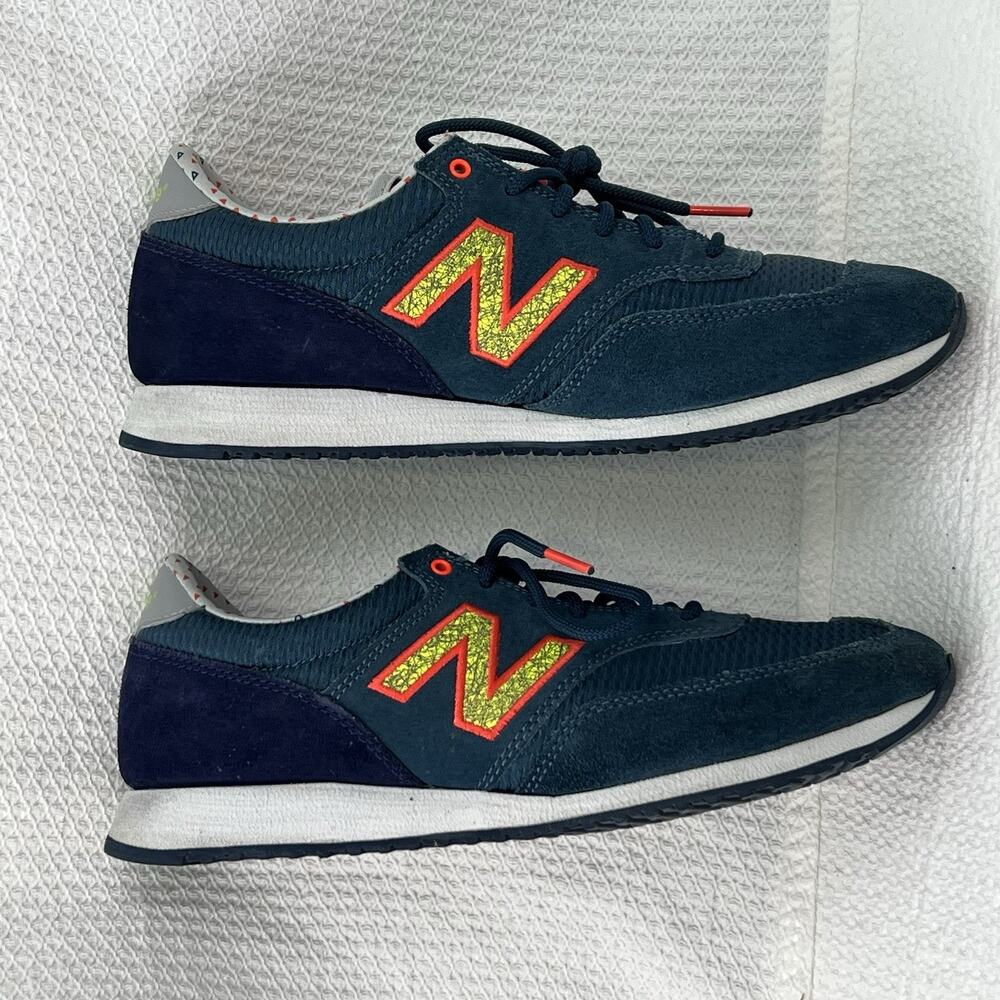 New Balance 620 Women’s Size 10 Teal Navy Neon Retro Sneakers CW620SBA